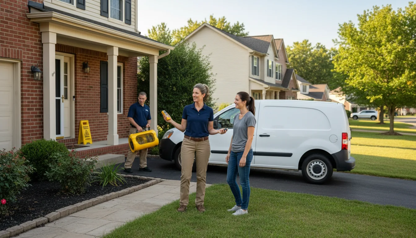 Water restoration image for Dehumidification And Cleanup Services in Weston, OR
